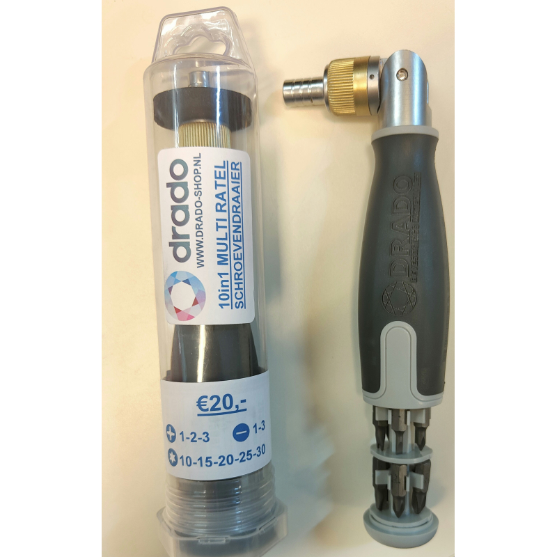 Multi Ratel Schroevendraaier 10in1