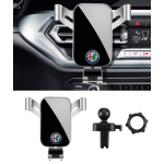 Alfa Romeo Telefoonhouder zilver - ventilatie