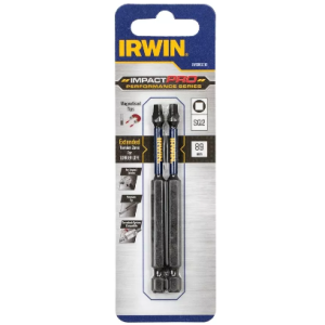 2x Irwin bits vierkant SQ2 Impact PRO 89mm 2x Irwin bits vierkant SQ2 Impact PRO 89mm