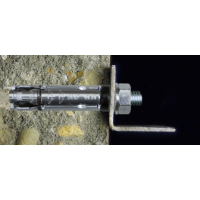 25x Metalen keilbouthuls M12x80 - staal verzinkt SMART