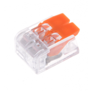 50x Lasklem 2 polig - Draad Connector  50x Lasklem 2 polig - Draad Connector