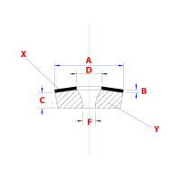 Afdicht Ring Ø6,3x16mm - EPDM