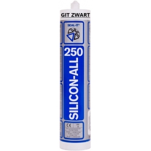 Seal-It SILICONEKIT 310ML - Git Zwart Ral9005