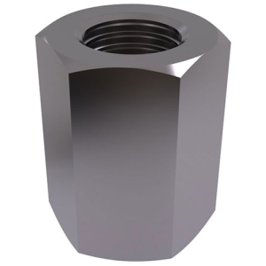 50x Hoge Zeskant Moer M6 - DIN 6334 RVS A4