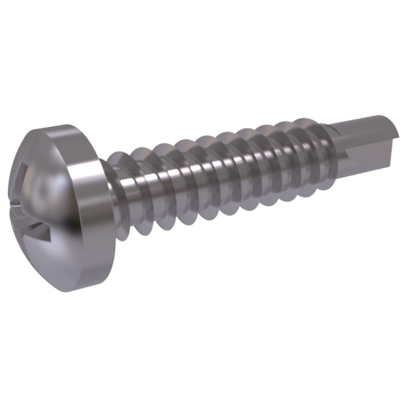 200x Zelfb. Schroef 3,5x13 Cilinderkop Kruis - RVS A2 DIN7504n
