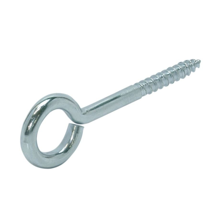 100x Schroefoog Houtdraad 6x3mm - Staal Verzinkt