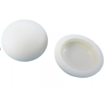 100x Afdekkap tbv Cilinderkop - wit RAL9010