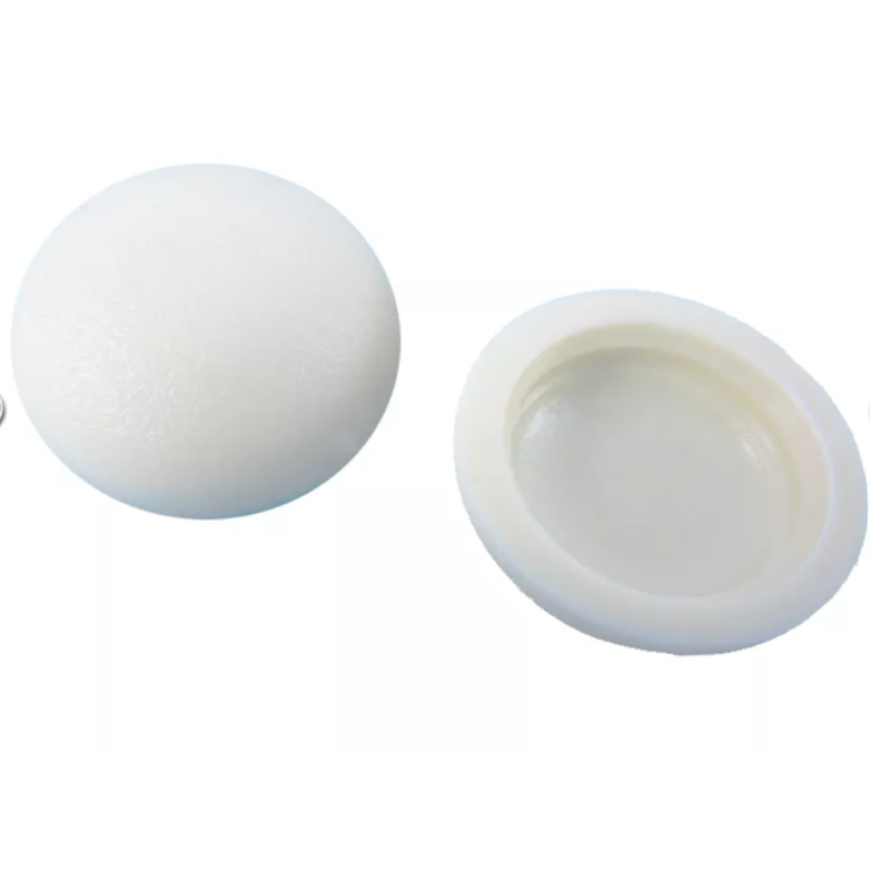 100x Afdekkap tbv Cilinderkop - wit RAL9010