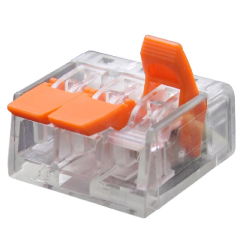 500x Lasklem 3 polig - Draad Connector 