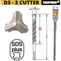 8x210 - 3cutter elite SDS+ Sharpware hamerboor