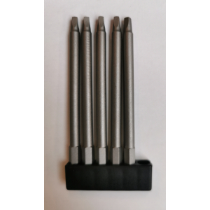 5x 100mm SQ1 Squaredrive Bit - Vierkant - Magnetisch 5x 100mm SQ1 Squaredrive Bit - Vierkant - Magnetisch
