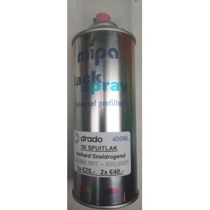 Spuitlak 1k - Git Zwart Ral9005 10%Glans - 400ml Spuitlak 1k - Git Zwart Ral9005 10%Glans - 400ml