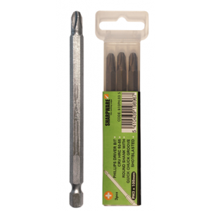 3x 100mm PH2 Philips BIT - Sharpware 3x 100mm PH2 Philips BIT - Sharpware