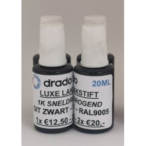 Luxe Lakstift - 1K 20ml - Git Zwart Ral9005 Luxe Lakstift - 1K 20ml - Git Zwart Ral9005