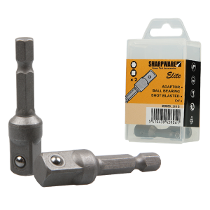 2x Dopsleutel Adapter 1/4 - 50mm Sharpware 2x Dopsleutel Adapter 1/4 - 50mm Sharpware