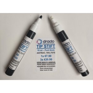Lak Tip Pen - 15ml - Antraciet Ral7016 Lak Tip Pen - 15ml - Antraciet Ral7016