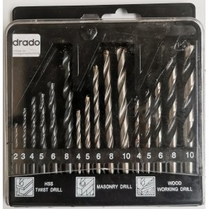 BORENSET 16 DELIG - HSS-STEEN/BETON-HOUT BORENSET 16 DELIG - HSS-STEEN/BETON-HOUT