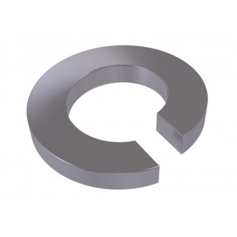 500x Veerring M3 - Staal Verzinkt DIN127b