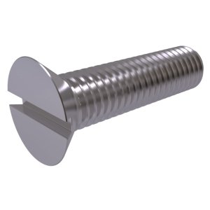 500x Verzonken Zaagsnede Schroef M4x12 - 4,8 staal verzinkt DIN963