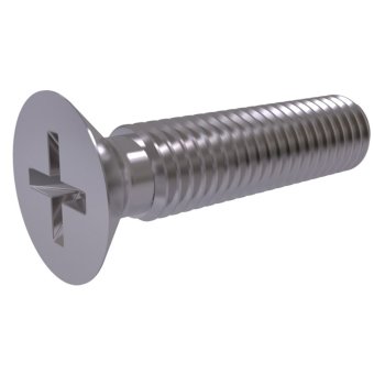 250x Verzonken Kruiskop Schroef M5x40 - 4,8 staal verzinkt DIN965