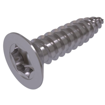 100x Plaat Schroef 6,3x70 Verzonken Torx - Staal Verzinkt DIN7982ct