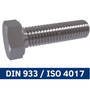 TAP BOUT - DIN933 / ISO 4017