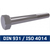 DIN 931 - ISO 4014 BOUT (klik voor info)